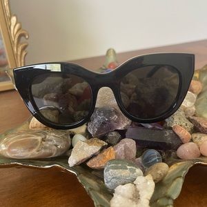 Black cat eye sunglasses